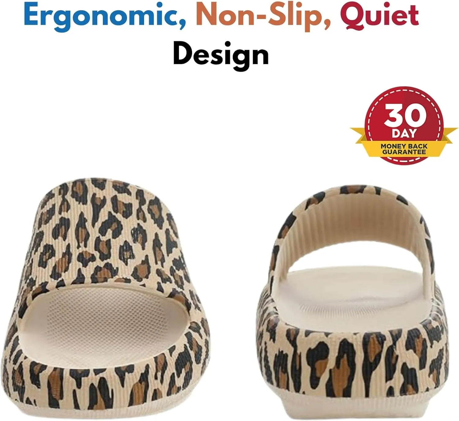 Genuine Pillow Slippers for Women and Men | House Slides Shower Sandals | Extremely Comfy | Cushioned Thick Sole | Cloud Slides | Lightweight Non-Slip Easy to Clean