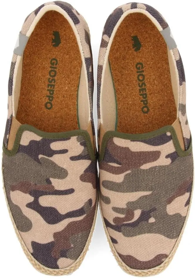 GIOSEPPO Men's Espadrille Wedge Sandal