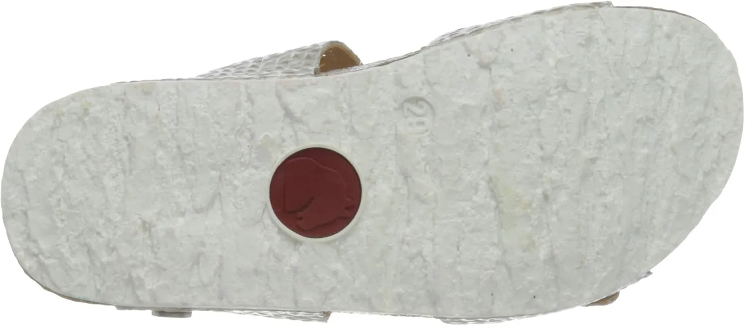HAFLINGER Andrea Elegant Leather Sandals with Rubber Sole and Cork Latex Footbed Unisex