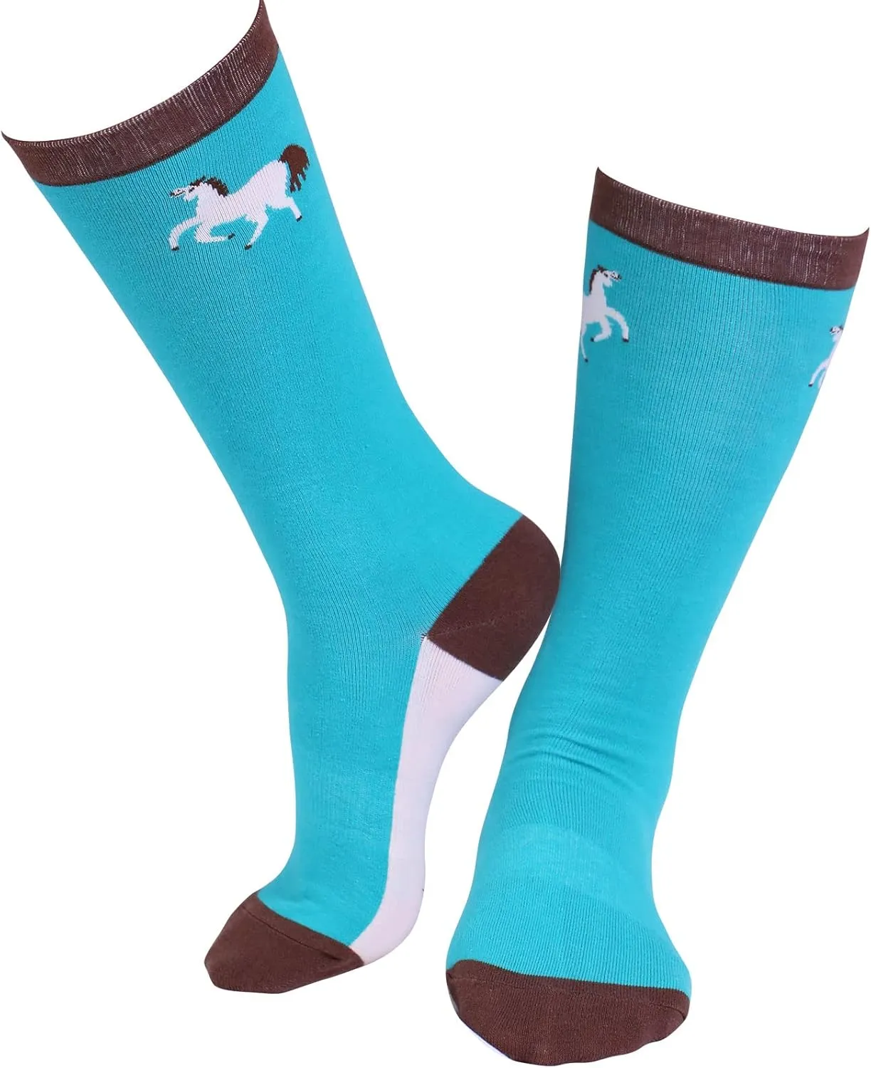 Harrison Howard 3 Pairs Premium Quality Equestrian Riding Socks for Horse Riding &Tall Boot Knee High Socks for Women