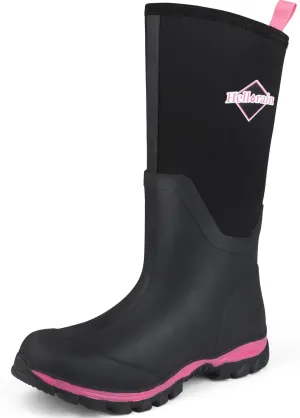 Hellorain Neoprene Rubber Waterproof Outdoor Rainboots Professional Non-slip Lightweight Breathable Women's Rain Shoes Suitable for Farms, Fish Ponds, Gardens