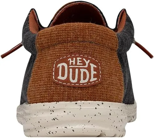 Hey Dude Men's Wally Jersey | Men's Loafers | Men's Slip On Shoes | Comfortable & Light-Weight