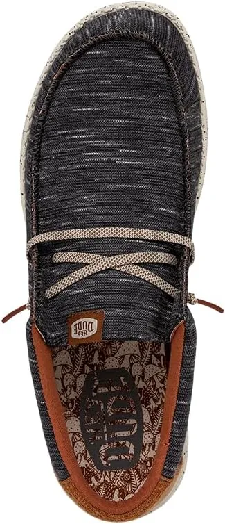 Hey Dude Men's Wally Jersey | Men's Loafers | Men's Slip On Shoes | Comfortable & Light-Weight