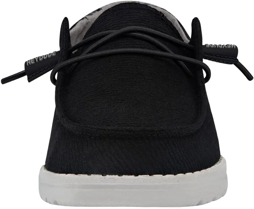 Hey Dude Women's Wendy Chambray | Women's Shoes | Women's Lace Up Loafers | Comfortable & Light-Weight