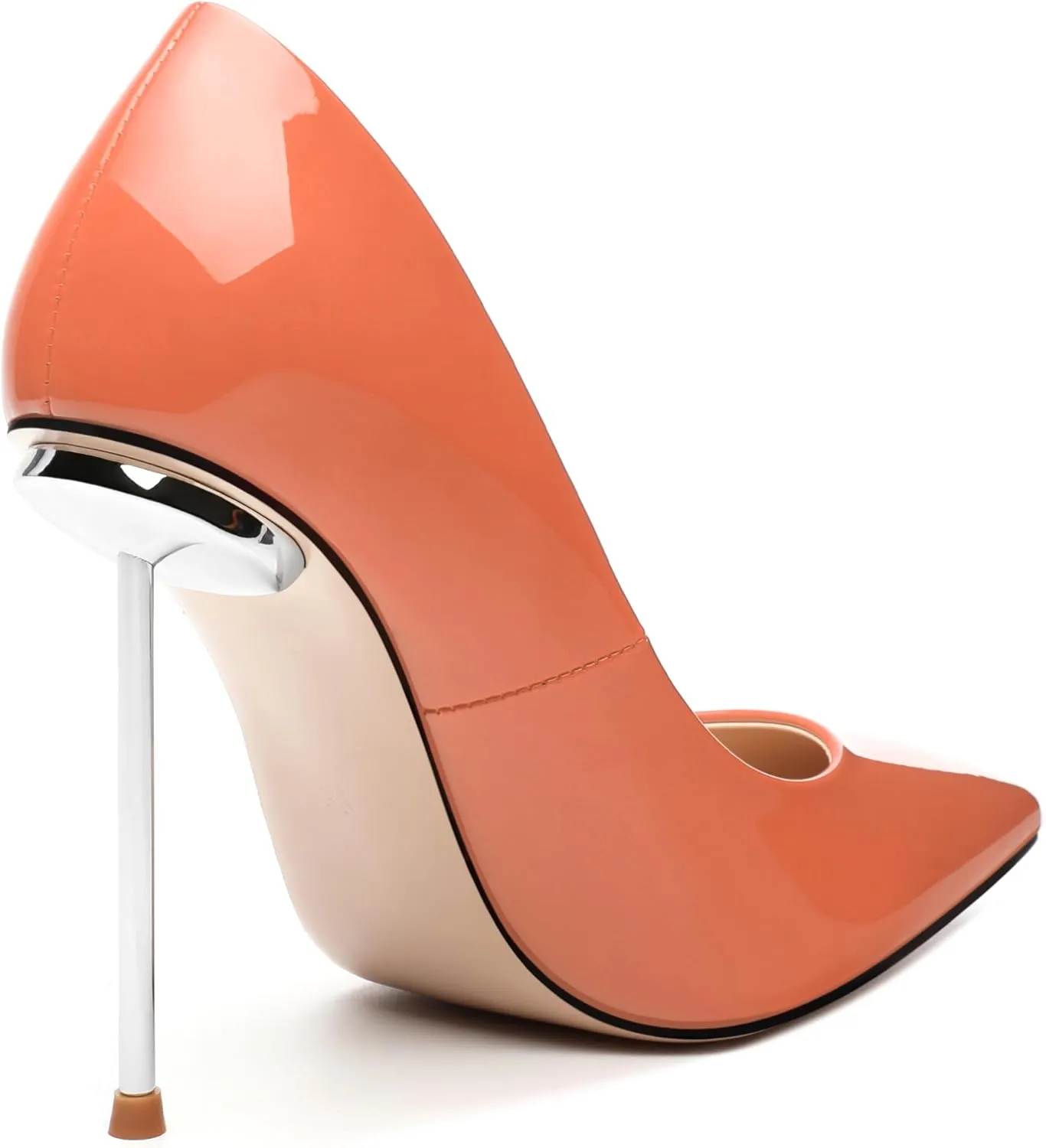 High Heels Pumps for Women Stiletto Patent Pointed Closed Toe Slip on Sexy Classic Wedding Dressy Shoes