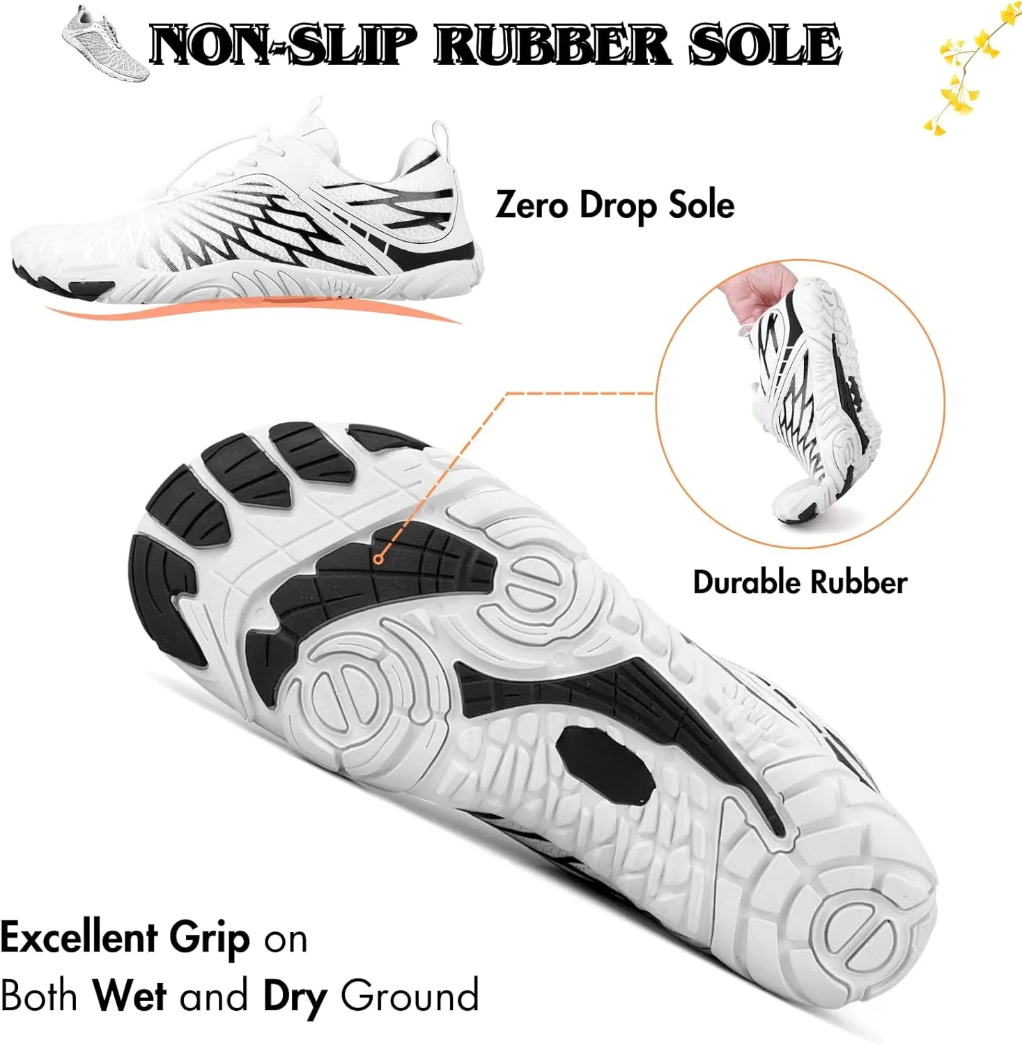 Hike Barefoot Shoes Women Men Minimalist Wide Toe Box Footwear Zero Drop Athletic Cross-Trainer Fashion Sneakers