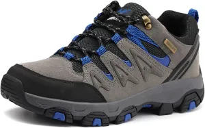 Hiking Shoes Men Women Non-Slip Trekking Shoes Low Mountain Boots Outdoor Breathable Sneakers,43,Grey