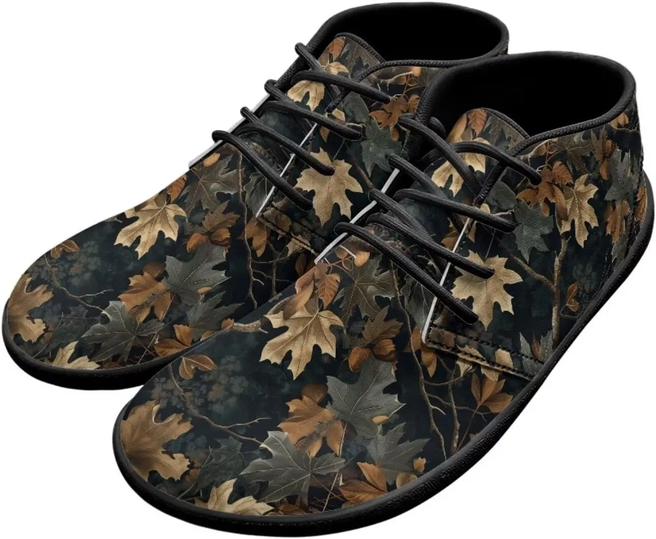 Howilath Barefoot Sneakers Men Slip On Wide Toe Walking Shoes with Zero Drop Sole Low Top Running Shoes