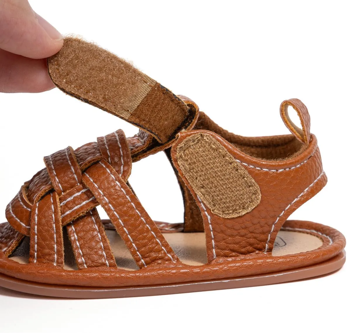 HsdsBebe Infant Baby Boys Girls Summer Beach Sandals Breathable Athletic Anti-slip Soft Sole Newborn First Walker Crib Shoes
