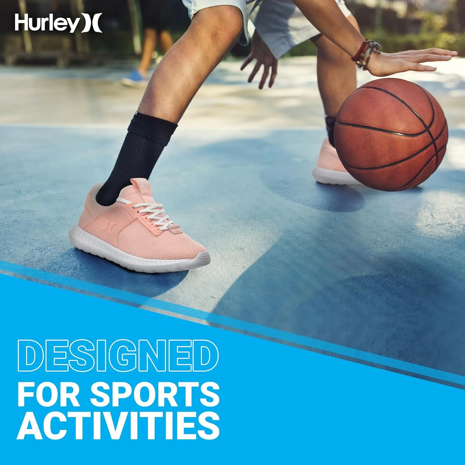 Hurley Kiwi Kids Sneakers - Versatile Sports and Running Shoes for Kids, Girls and Boys Sneaker Shoes, Durable Sports Shoes for Boys and Girls- Rubber Shoes for Children
