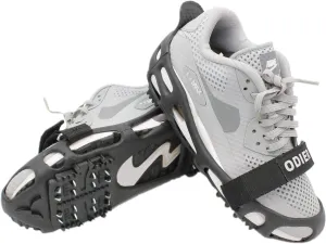 Ice Cleats Grippers for Shoes and Boots 24 Teeth Crampons 10 Teeth Tiny Spikes Ice Cleats for Walk on Ice Snow and Freezing Mud
