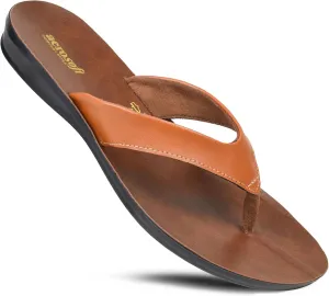 Iris Soft Toe Post Casual Flats Outdoor Indoor Essentials Dressy Slip On Slides Man-Made Leather Flip Flops for Women Sandals Comfortable Summer