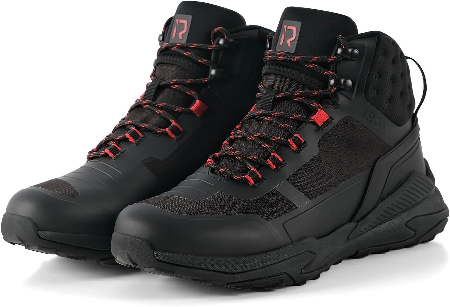 IRON JIA'S Motorcycle Shoes for Men, Waterproof Anti-Slip Breathable Street Casual Motorcycle Riding Boots with Lace Garage, Ankle Support, Shift Pads 10