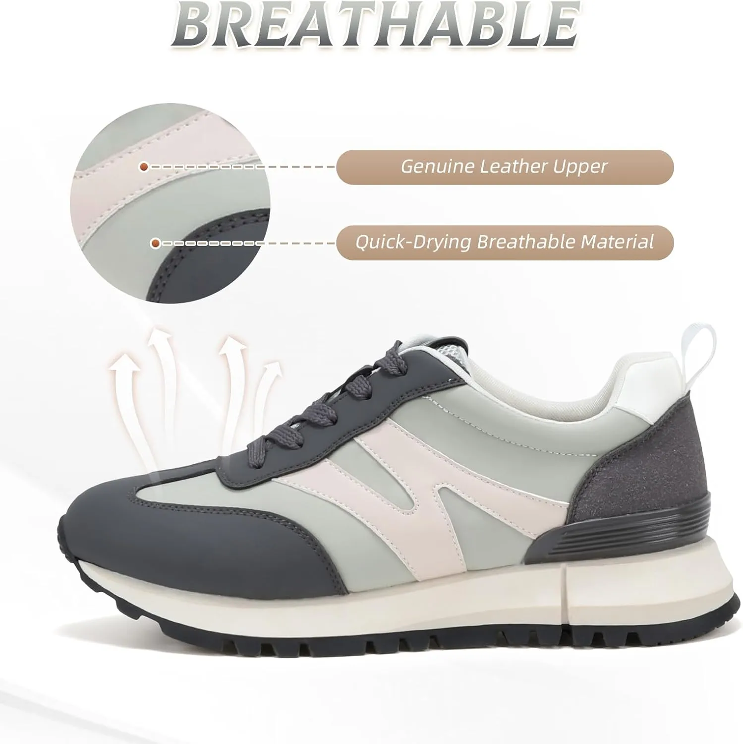 IXU 2025 Sneakers for Women Casual Walking Shoes Comfortable Tennis Running Fashion Shoes Fall Shoes 2025
