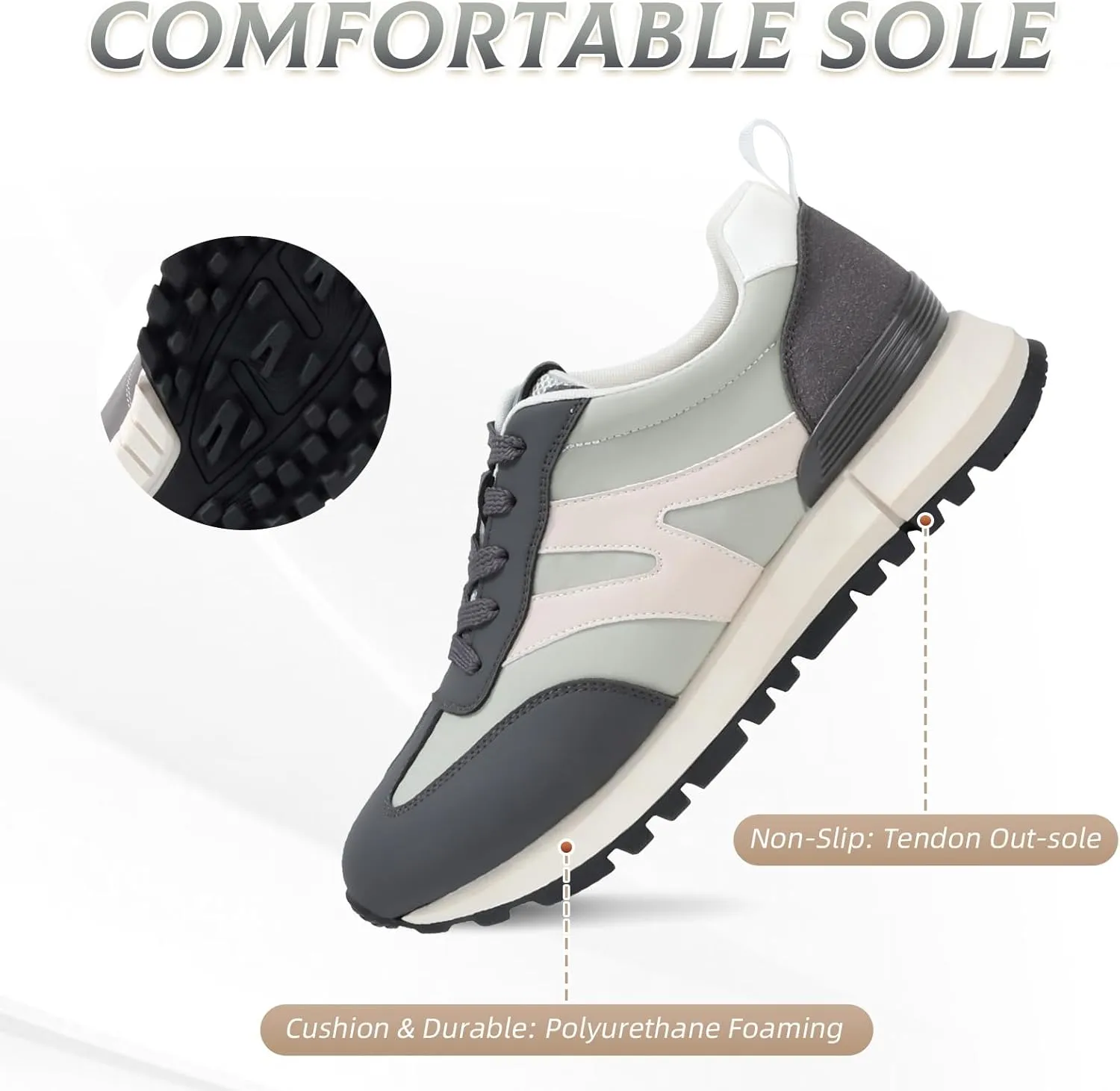 IXU 2025 Sneakers for Women Casual Walking Shoes Comfortable Tennis Running Fashion Shoes Fall Shoes 2025