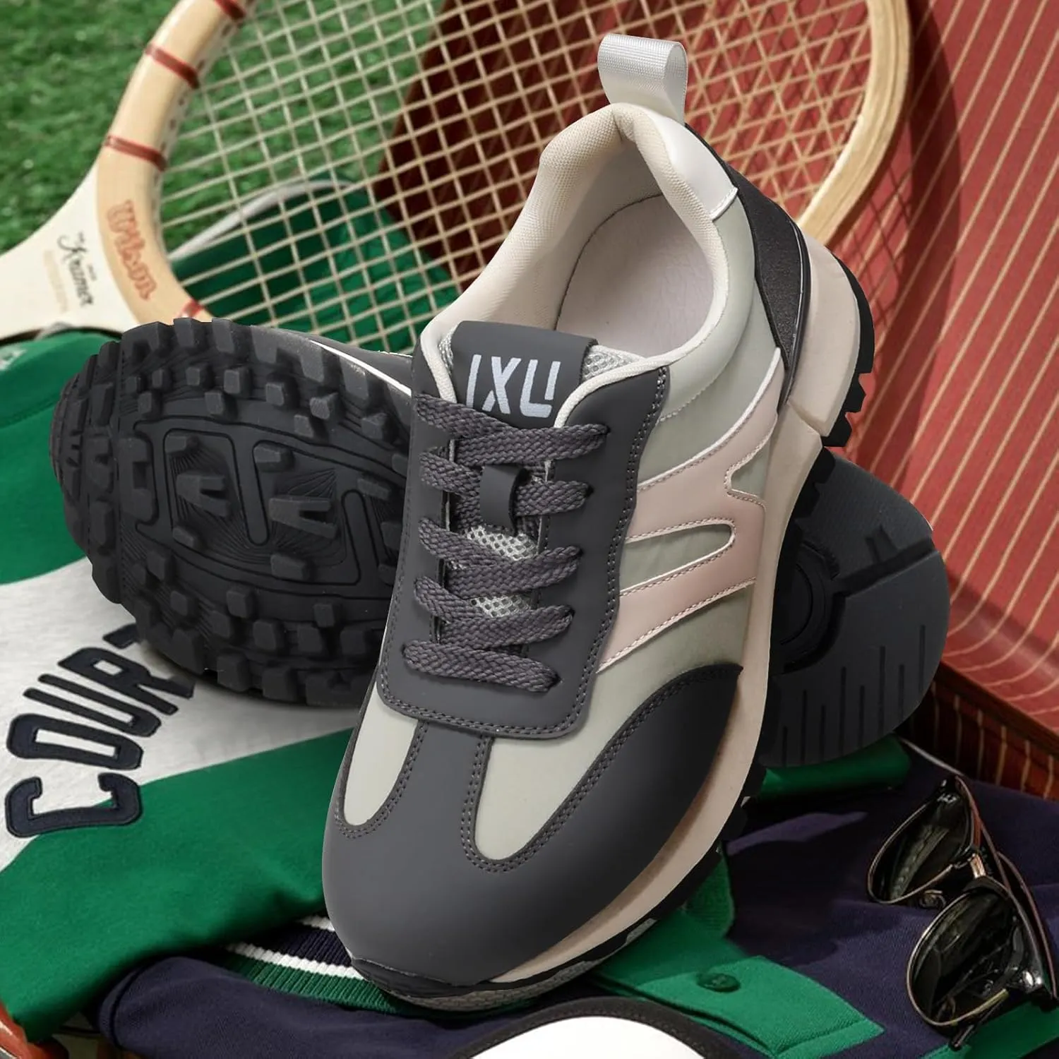 IXU 2025 Sneakers for Women Casual Walking Shoes Comfortable Tennis Running Fashion Shoes Fall Shoes 2025