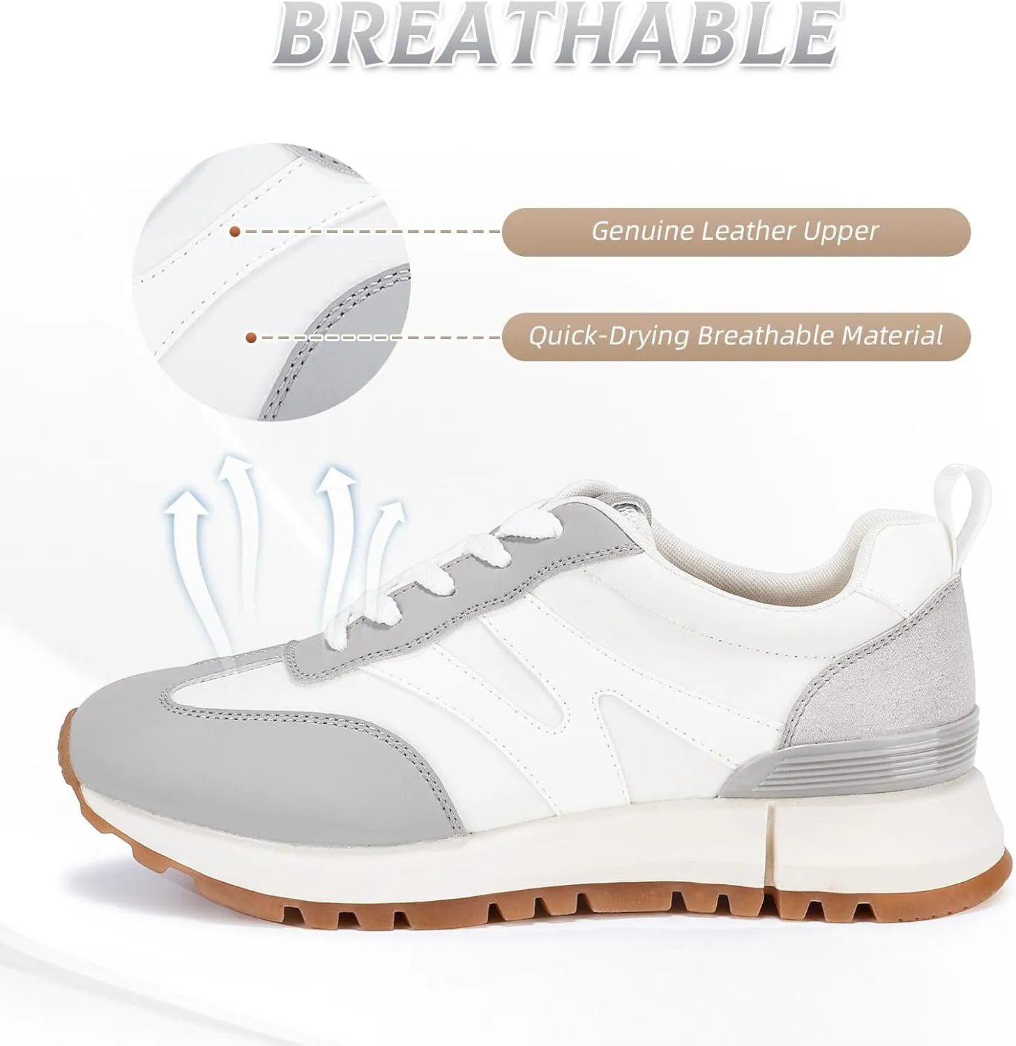 IXU 2025 Sneakers for Women Casual Walking Shoes Comfortable Tennis Running Fashion Shoes Fall Shoes 2025