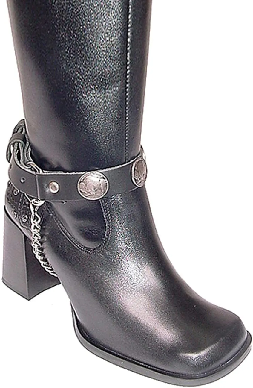 Jamin' Leather Buffalo Nickel Boot Strap #BS101BN