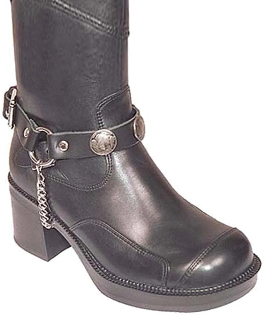 Jamin' Leather Buffalo Nickel Boot Strap #BS101BN