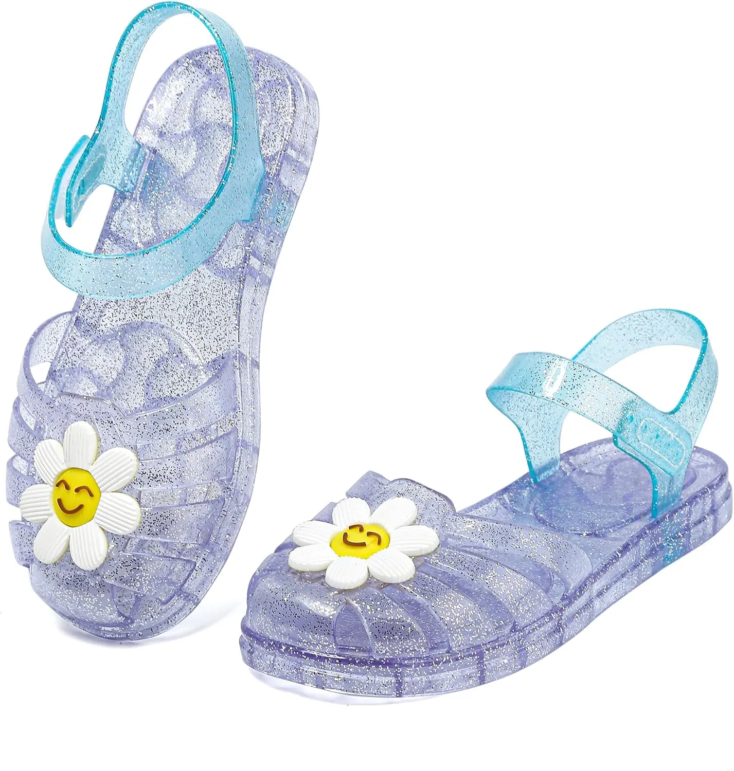Jelly Sandals Girls Soft Sole Princess Costume Summer Dress Sandals Closed Toe Comfortable for Toddler Little Kid Big Kid