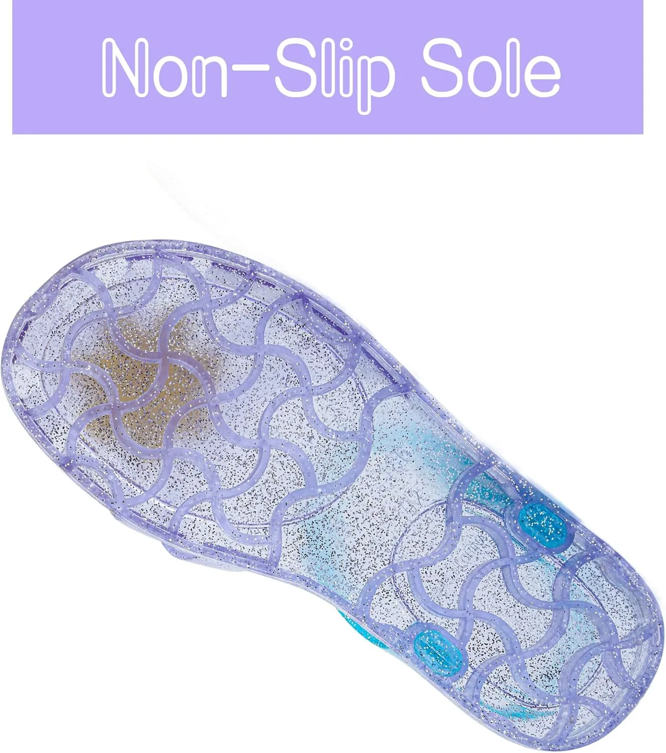 Jelly Sandals Girls Soft Sole Princess Costume Summer Dress Sandals Closed Toe Comfortable for Toddler Little Kid Big Kid