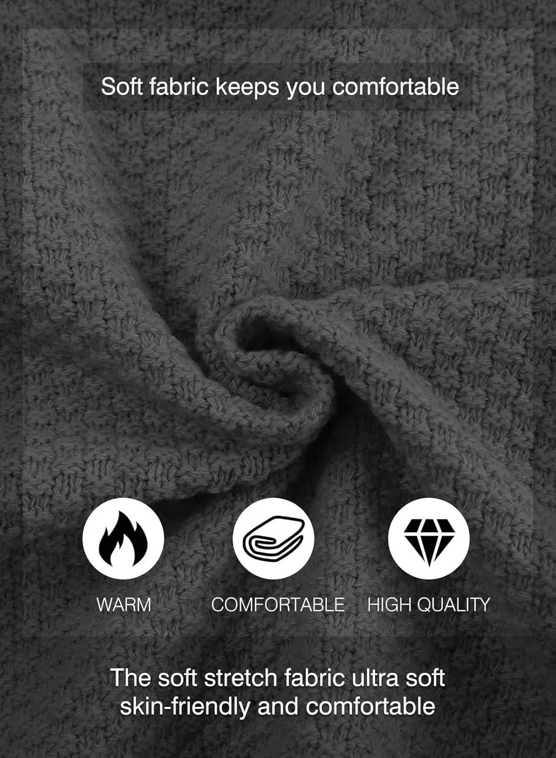 JMIERR Men's Casual Long Sleeve Shawl Collar Buttons Down Cable Knit Cardigan Sweater with Pockets