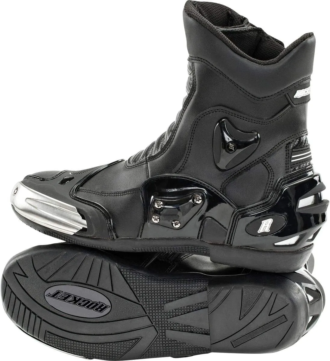 Joe Rocket 1704-1011 Men's Superstreet Boots (Black, Size 11)