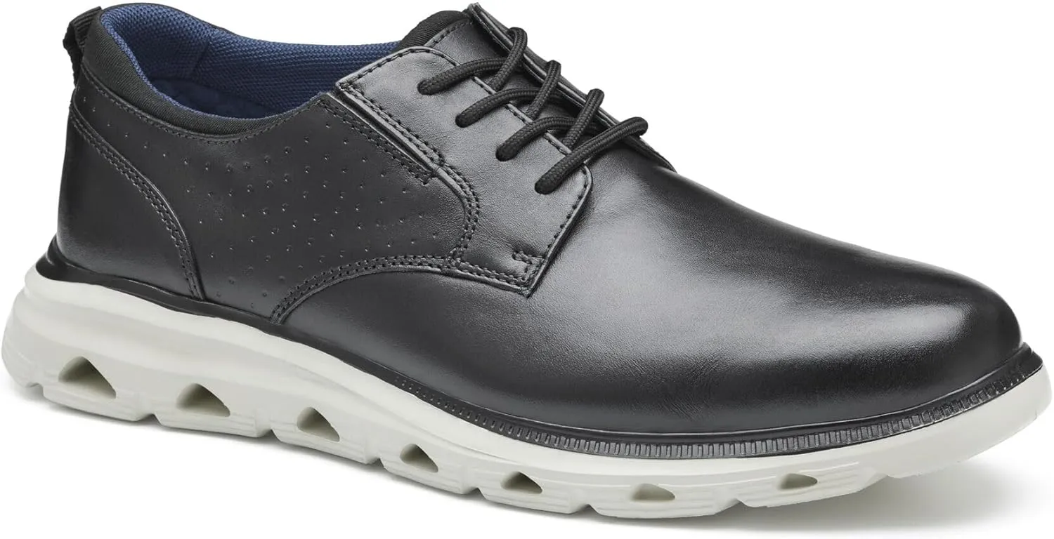 Johnston & Murphy Jenkins Plain Toe Men’s Shoe – Mens Dress Sneakers, Leather Fashion Shoes for Men