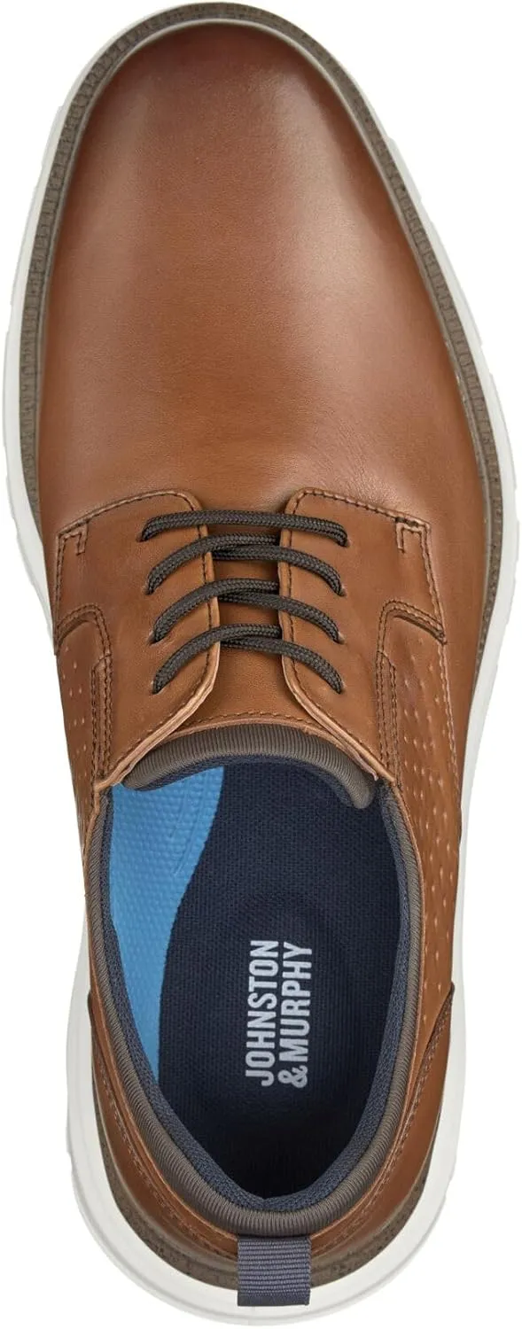 Johnston & Murphy Jenkins Plain Toe Men’s Shoe – Mens Dress Sneakers, Leather Fashion Shoes for Men