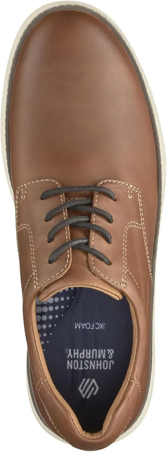 Johnston & Murphy McGuffey 2 Plain Toe, Men’s Fashion Dress Sneakers, Casual Leather Shoes for Men