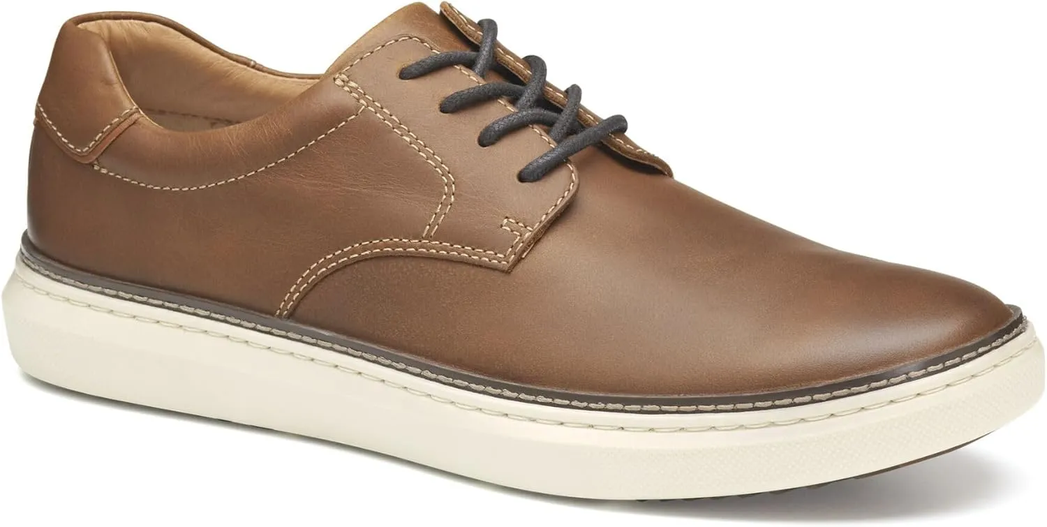 Johnston & Murphy McGuffey 2 Plain Toe, Men’s Fashion Dress Sneakers, Casual Leather Shoes for Men