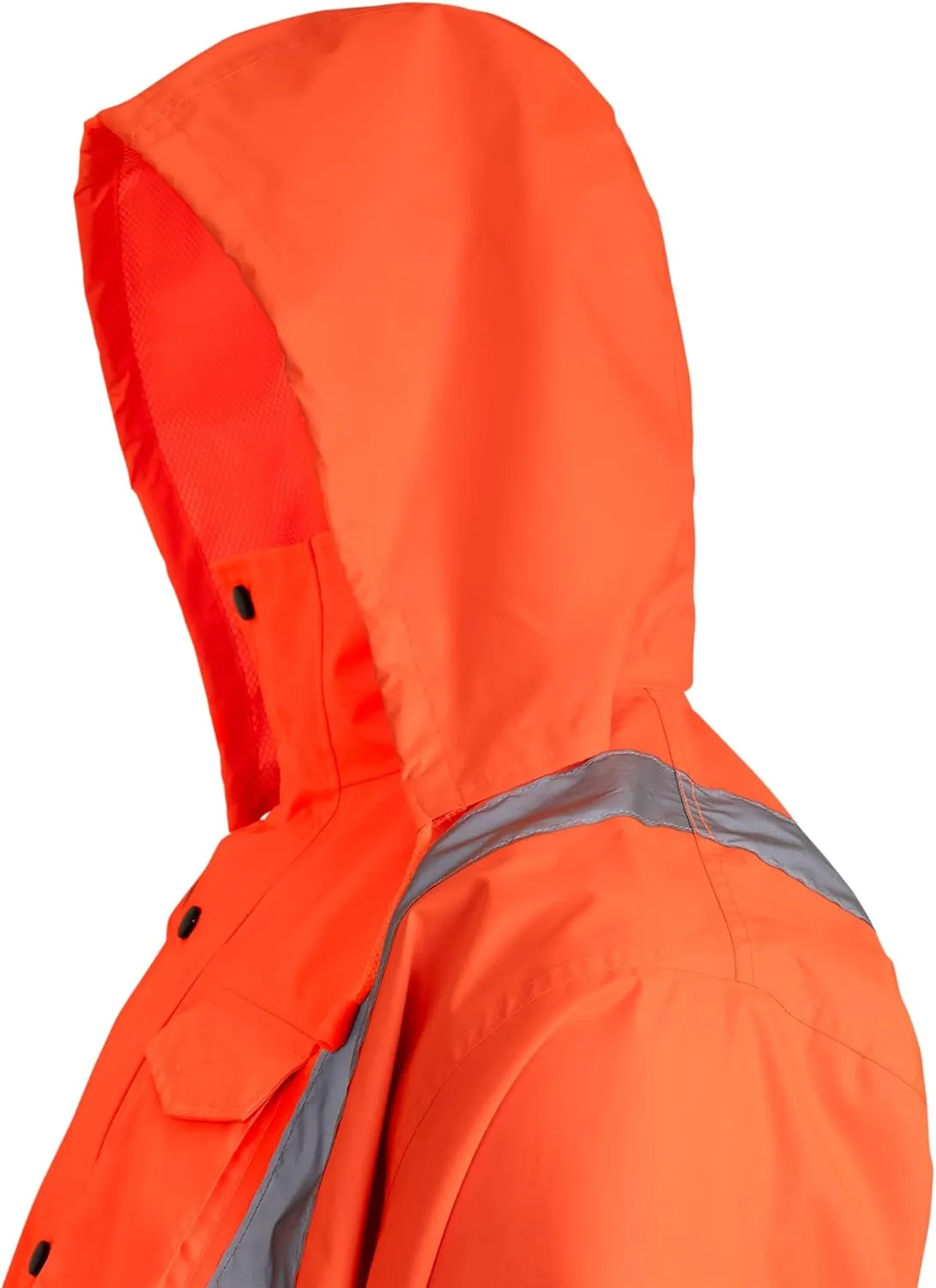 JORESTECH Safety Rain Set/Jacket Reflective High Visibility Yellow Black JK-03 / Pants Lime ANSI 150D Heavy Duty PANTS-03