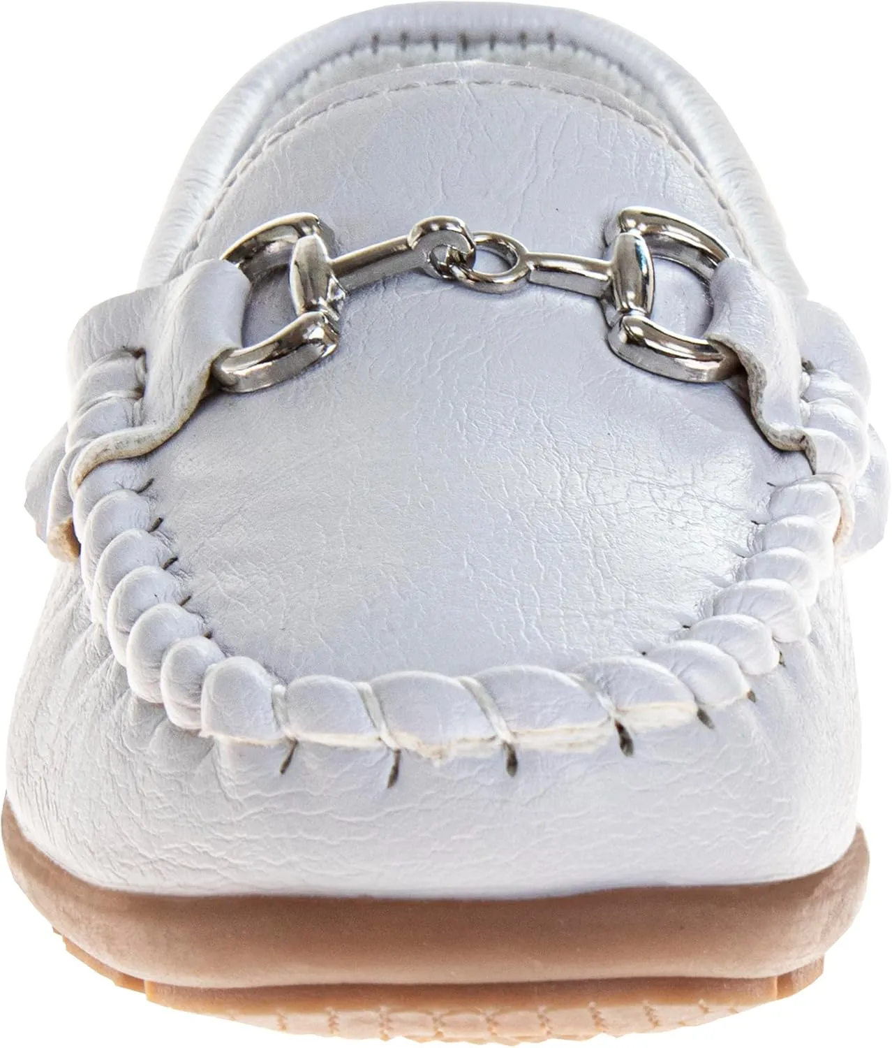Josmo Boys Moccasin Driving Loafers - Casual Dress Penny Slip On Boat Shoes (Toddlers - Little Kids - Big Kids)