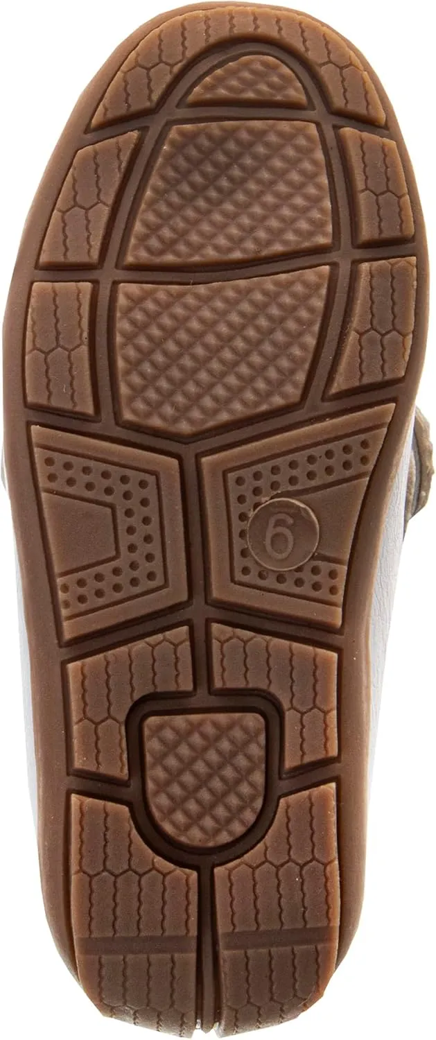 Josmo Boys Moccasin Driving Loafers - Casual Dress Penny Slip On Boat Shoes (Toddlers - Little Kids - Big Kids)