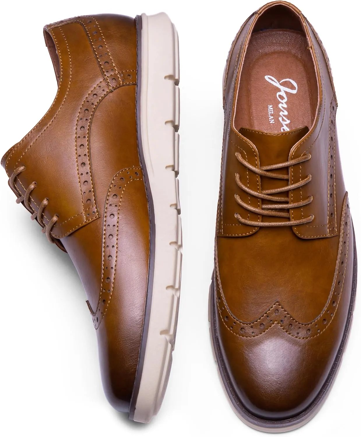 Jousen Mens Casual Shoes Simple Comfortable Casual Dress Shoes for Men