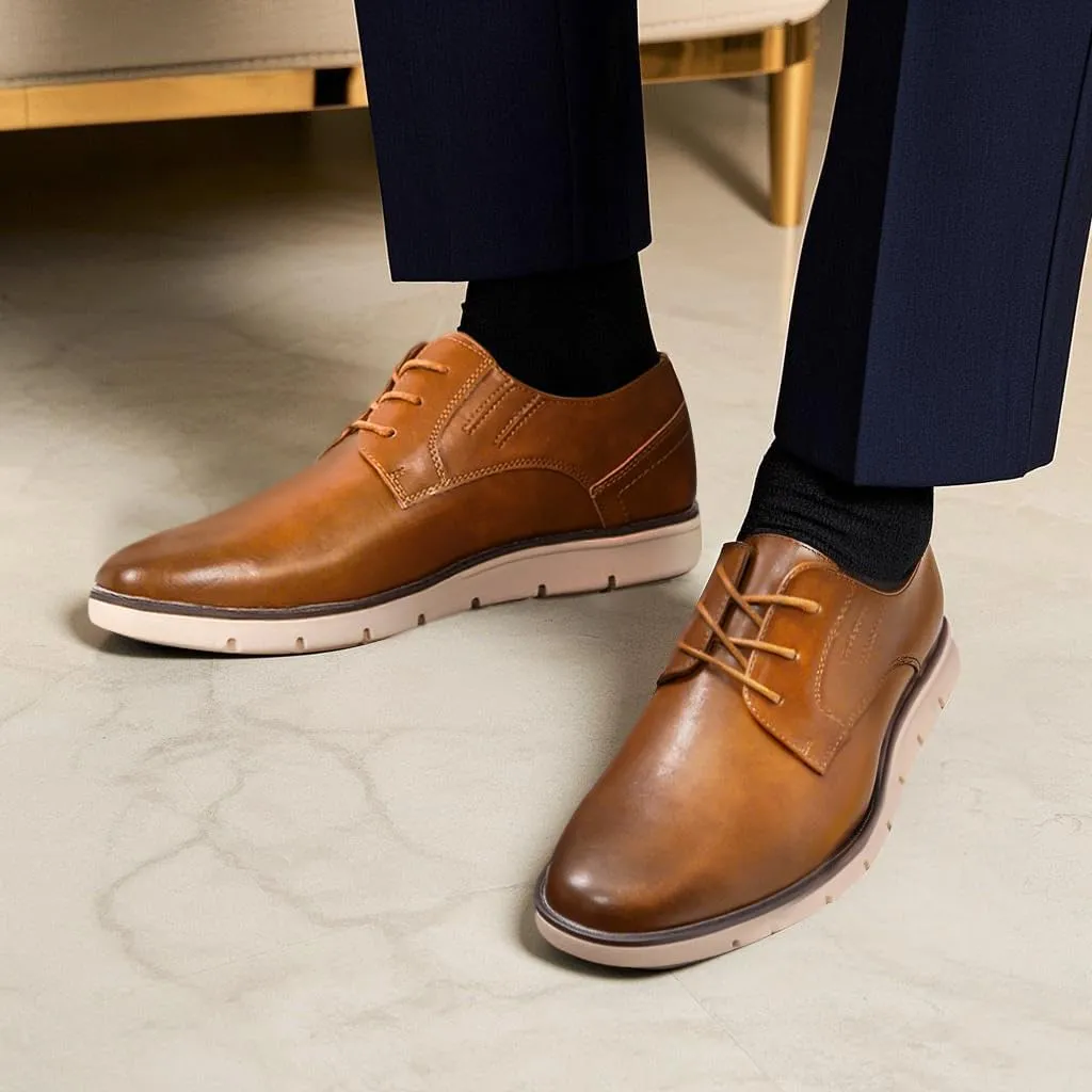 Jousen Mens Casual Shoes Simple Comfortable Casual Dress Shoes for Men