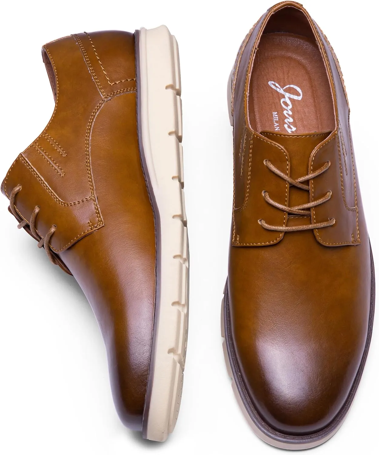 Jousen Mens Casual Shoes Simple Comfortable Casual Dress Shoes for Men