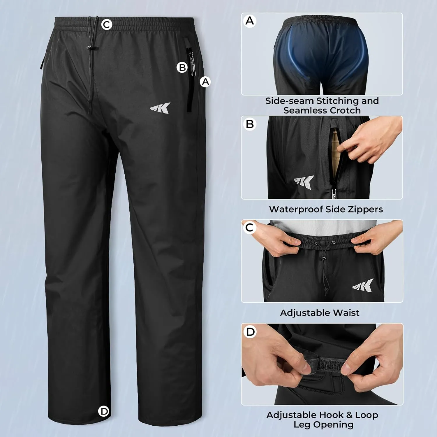 KastKing HydroSense Essential Waterproof Rain Suit for Men and Women, Lightweight, Durable Outdoor Gear for Fishing, Hiking