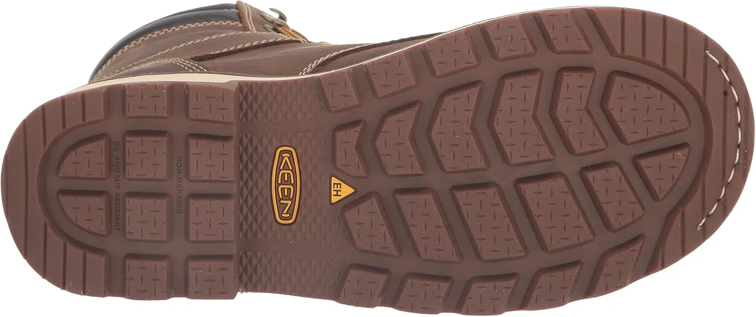 KEEN Utility Men's Cincinnati 8" Composite Toe Waterproof 90 Degree Heel Heavy Duty Work Boot