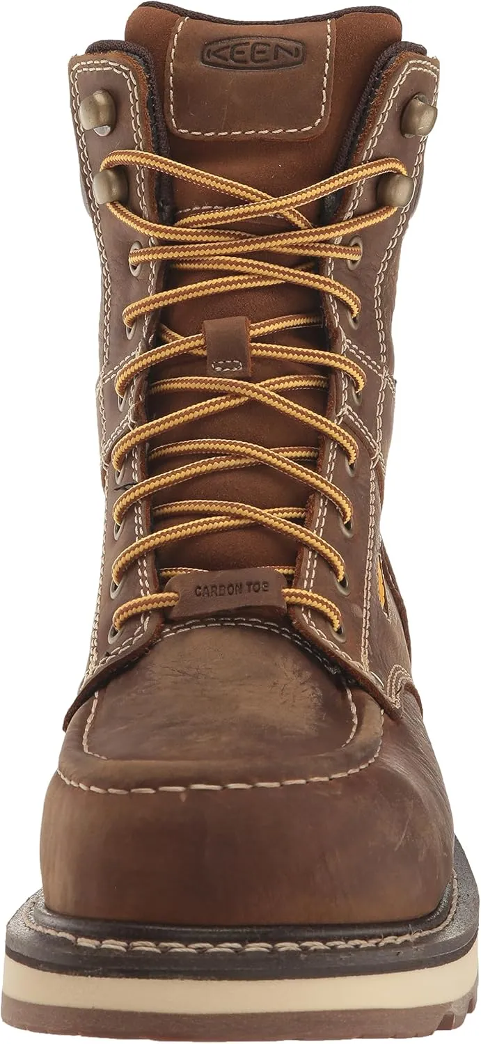 KEEN Utility Men's Cincinnati 8" Composite Toe Waterproof 90 Degree Heel Heavy Duty Work Boot