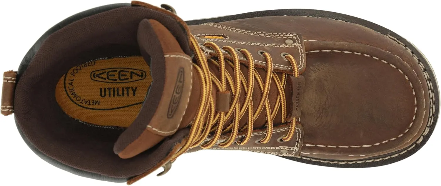 KEEN Utility Men's Cincinnati 8" Composite Toe Waterproof 90 Degree Heel Heavy Duty Work Boot