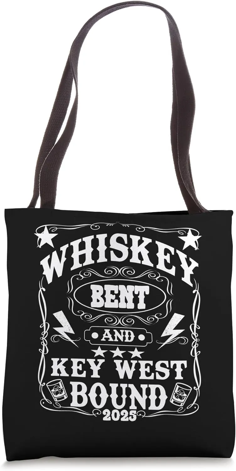 Key West Whiskey Bent Matching Group Party Tote Bag