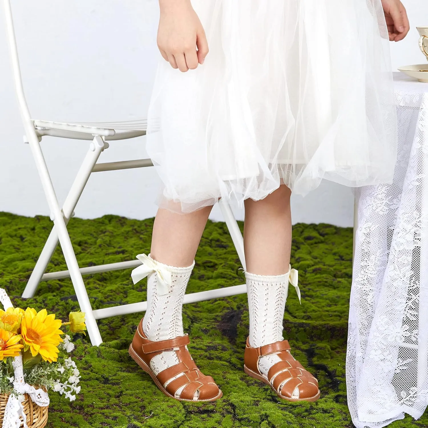 Kiderence Toddler Girls Sandals Little Girls Kids Summer Shoes Toddler Sandals
