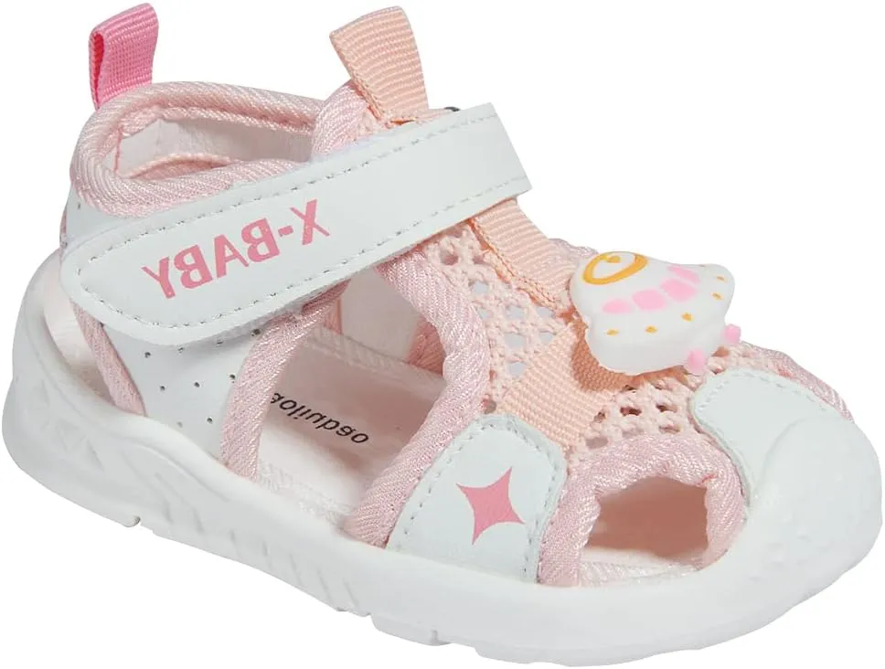 Kuner Baby Sandals Non-Slip Soft Sole Toddler Water Shoes Breathable Mesh Boys and Girls Toddler Sandals Lightweight Baby First Walking Shoes