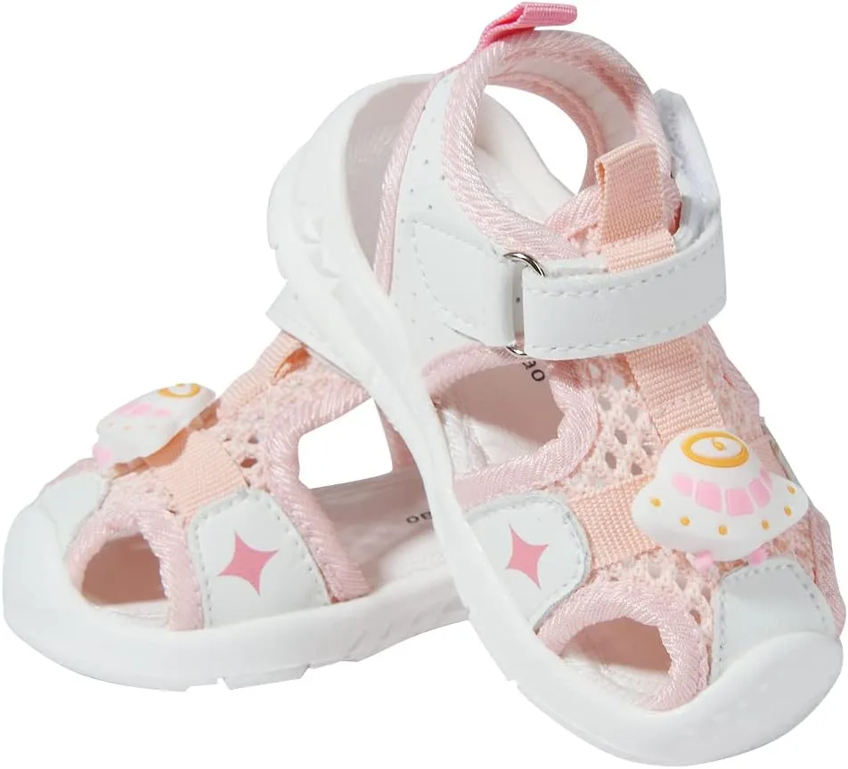 Kuner Baby Sandals Non-Slip Soft Sole Toddler Water Shoes Breathable Mesh Boys and Girls Toddler Sandals Lightweight Baby First Walking Shoes