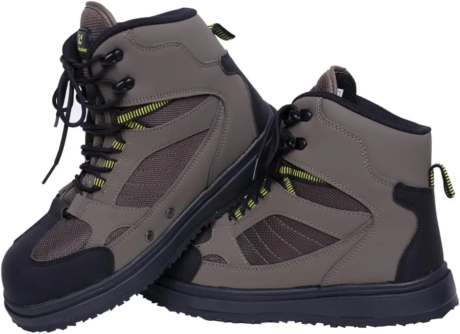 Kylebooker Men's Fishing Wading Boots Lightweight Anti-Slip Waders Shoes for Fly Fishing