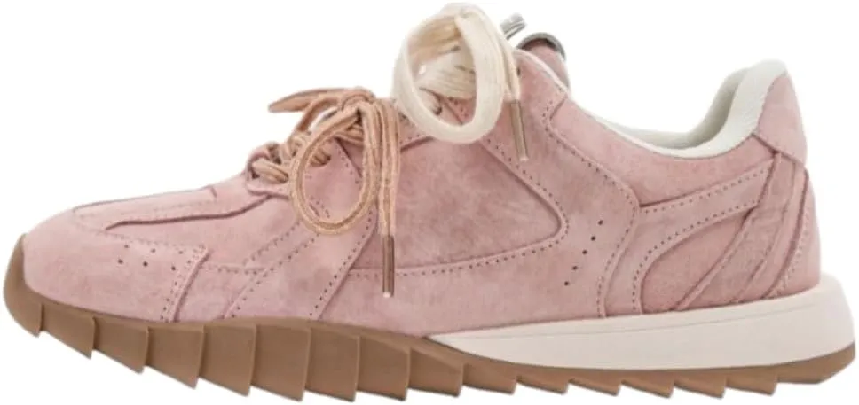Lace Up Ballet Flat Sneakers Kawaii Y2K Casual Retro Shoes for Women & Girls - Cute Neutral Athleisure Fashion Streetwear Tenis De Mujer Beach Travel Comfortable Walking Hiking Lightweight Running