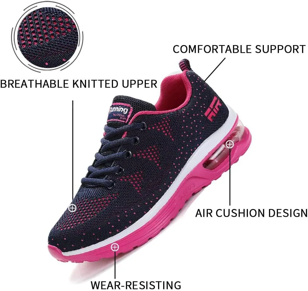 Lamincoa Womens Air Running Shoes Lightweight Women Sneakers Air Cushion Walking Tennis Shoes for Women