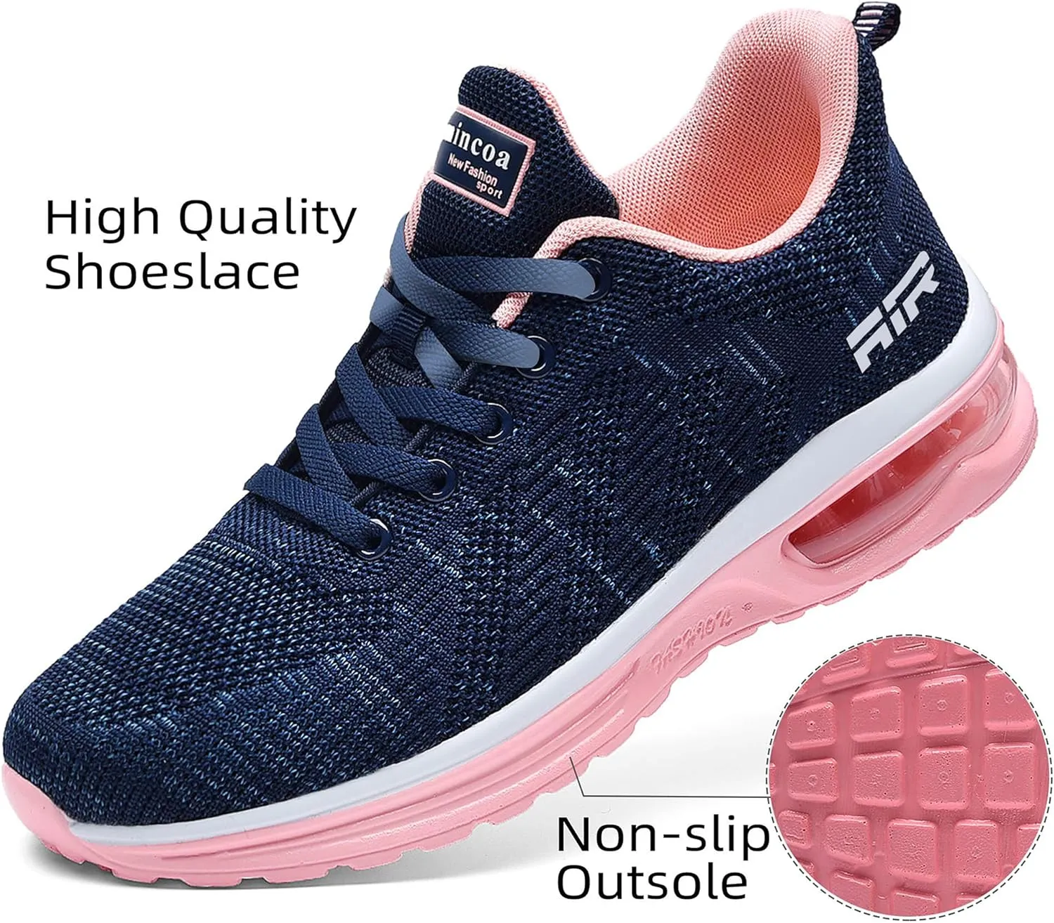 Lamincoa Womens Air Running Shoes Lightweight Women Sneakers Air Cushion Walking Tennis Shoes for Women