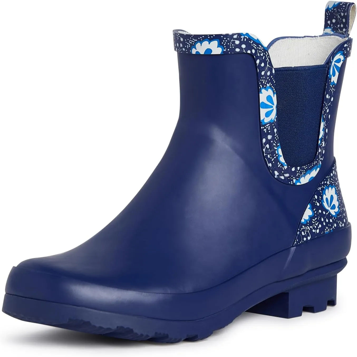 Laura Ashley Women's Rain Boots, Mid Cut Rubber Rain Boots for Women - Waterproof Ankle Boots for Ladies